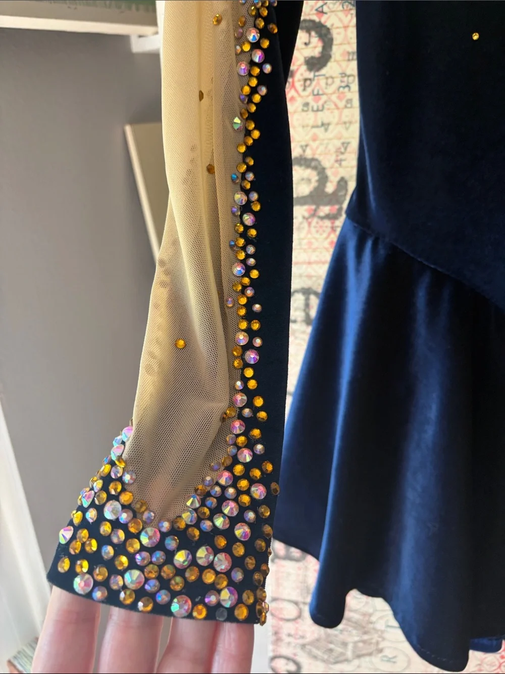 Girls' Figure Skating Dress, bespoke design